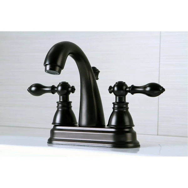 Fauceture American Classic 4 inch Centerset Bathroom Faucet - Brass