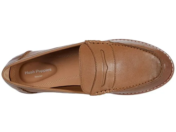 Hush Puppies Wren Loafer PF 9.5 Women's Tan
