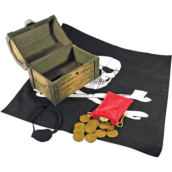 Melissa and Doug Wooden Pirate Chest