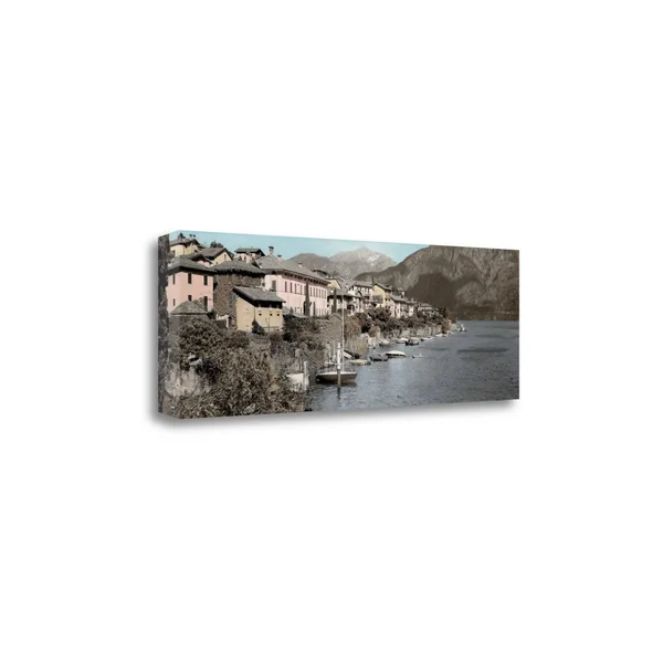 Tangletown Fine Art Italian Lake Pano - 1x22 by Alan Blaustein, Giclee Print on Wrap Canvas, 47x16x22