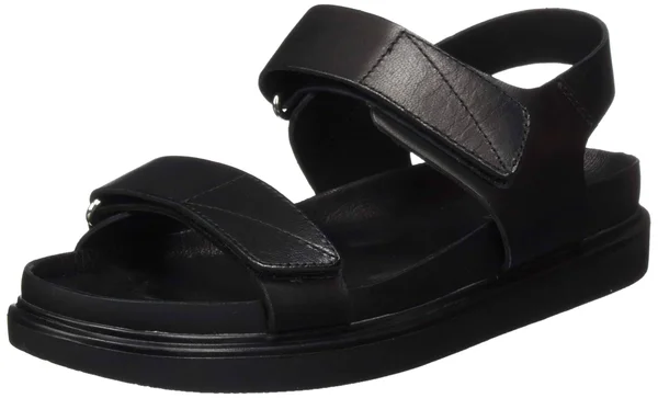 Vagabond Erin - Women's Black Leather Sandals