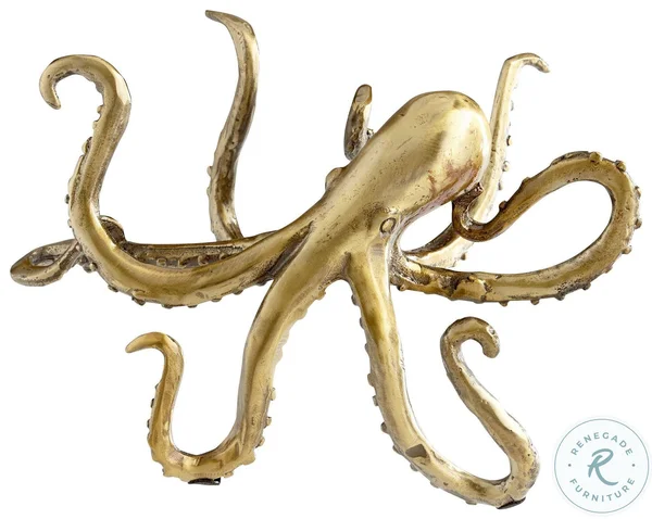 Octopus Shelf Decor, Cyan Design 11239