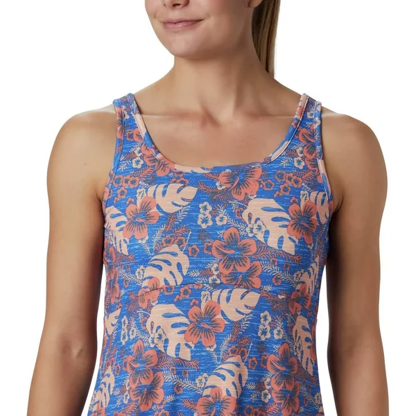 Columbia Freezer III Dress 2x, Stormy Blue Vacay Vibes Print