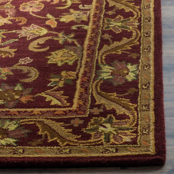 4&6x22 x 6&6x22 Oval Area Rug, Red, Safavieh