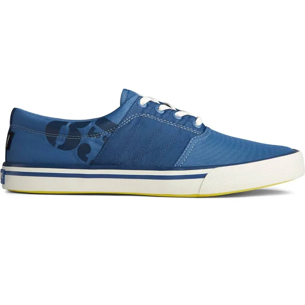 Sperry Top-Sider Men's Striper II CVO Bionic Sneaker, Size: 13, Blue Recycled Plastic
