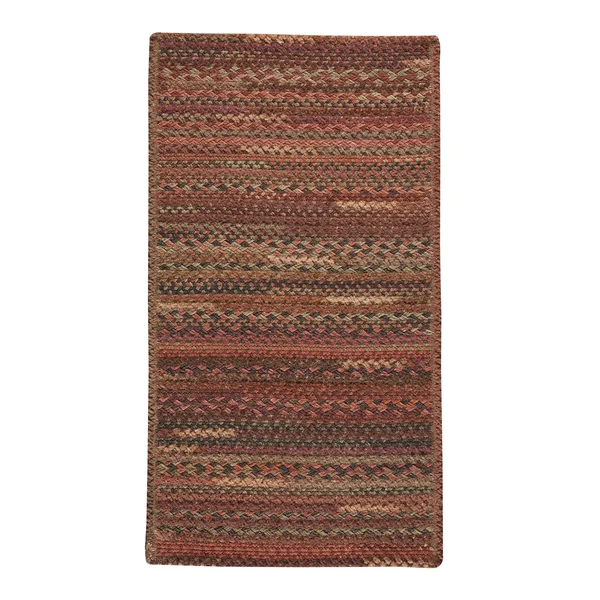 Capel Rugs Harborview Green Braided Rug 5& x 8&