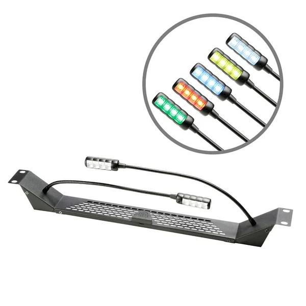 Dual Gooseneck RGB and White COB LED Rack Light