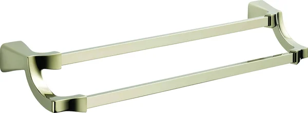Delta 75225-PN Tesla 24 in Double Towel Bar - Polished Nickel