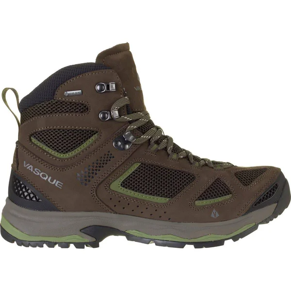 Vasque Men's Breeze III GTX Boot - 9 Wide - Brown Olive/Pesto