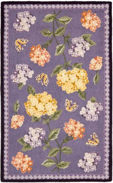 Safavieh HK261 Area Rug, Lilac, 3&9x22 x 5&9x22 Rectangle