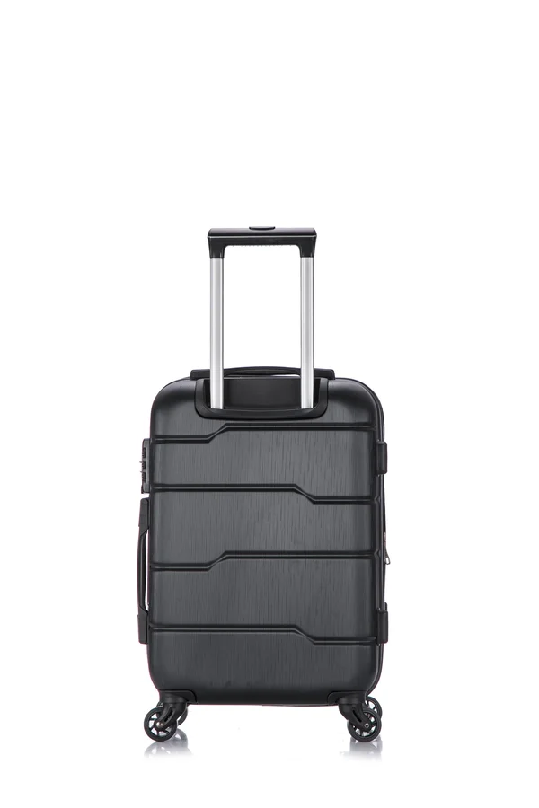 DUKAP Rodez Lightweight Hardside Spinner 20&& Carry-On Suitcase, 20 Inches, Purple