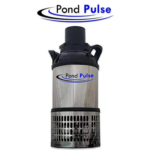 Half Off Ponds Pond Pulse 15, 000 GPH Hybrid Drive Submersible Pump for Ponds, Water Gardens and Pond Free Waterfalls w/ 30& Powe