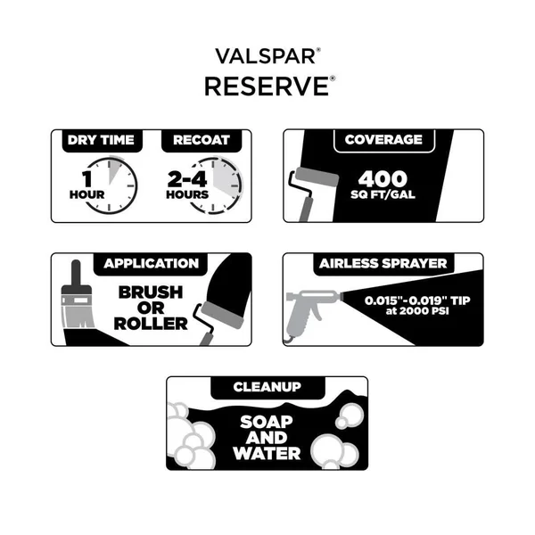 Valspar Reserve Eggshell Snow Cap 7003-8 Interior Paint (1-Gallon) - 7003-8-2916577