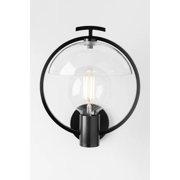 Carson Carrington Varjaren Clear Glass 1-Light Wall Sconce - Aged Brass 30805937