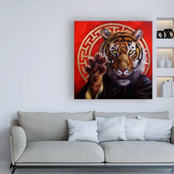 Trademark Art Lucia Hefferna 'Legend of Tiger Claw' Canvas Art