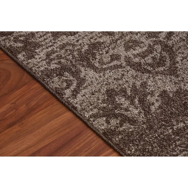 Jena Wave Area Rug MNC 200 Brown 5& x 7&