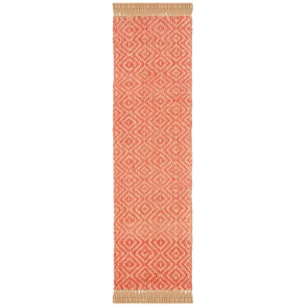 Safavieh Natural Fiber NF266D Area Rug Tropical Blue, Natural 8& x 10& Rectangle