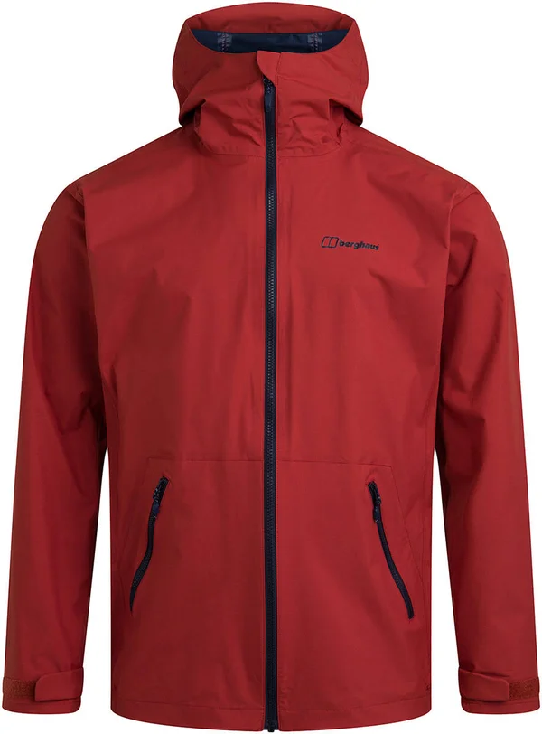 Berghaus Deluge Pro 2.0 Mens Waterproof Jacket Red Ochre S