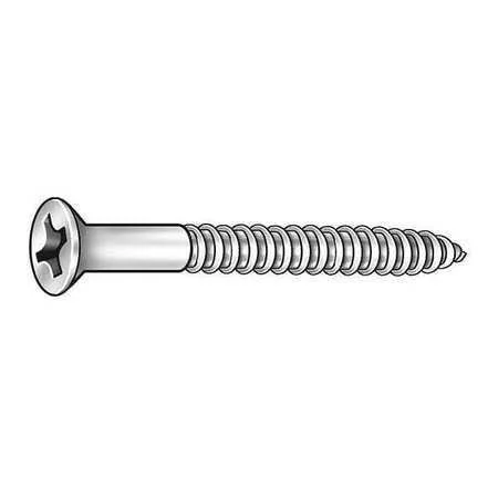 Fabory B25120.019.0200 Wood Screw - Flat Head, 2x22 L, pk2000