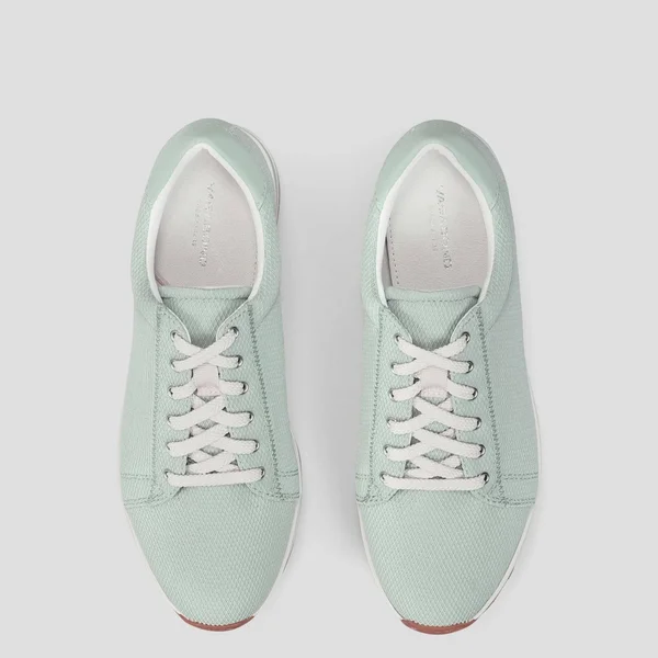 Vagabond Casey - Women's Dusty Mint Textile Sneakers