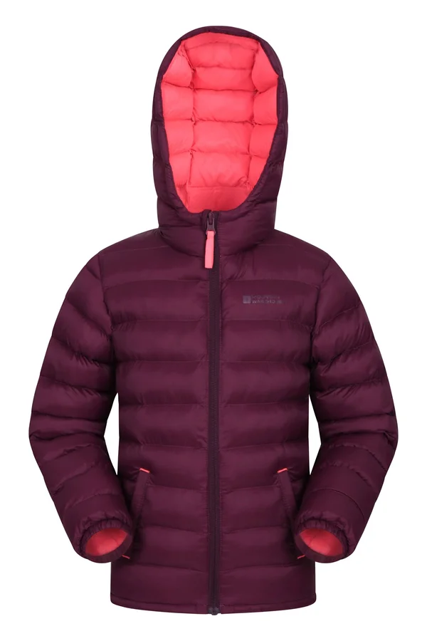 Mountain Warehouse Seasons Kids Water Resistant Padded Jacket - Pink - Size 5-6