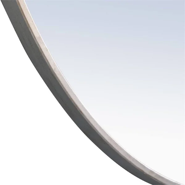 Elegant Lighting MR4039S 32 in. Eternity Metal Frame Round Mirror Silver