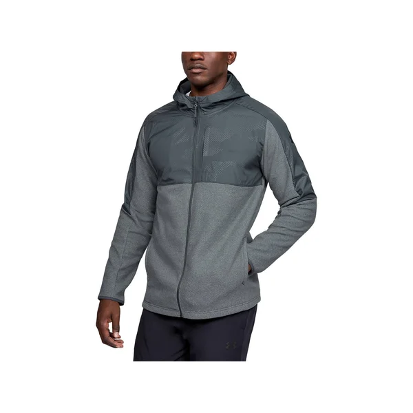 Under Armour Men's ColdGear Infrared Full Zip Hoodie - Gray - XXL