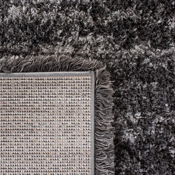 Safavieh Iceland Issie Abstract Shag Area Rug - Dark Grey/Ivory, 5&3 inch x 7&6 inch