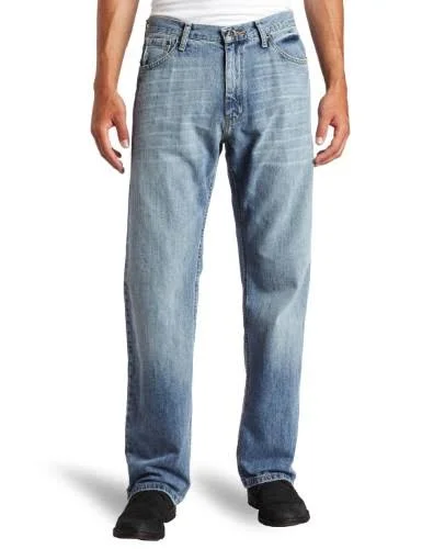 Nautica Jeans Men's Relaxed Light Hatch Jean - Hokline Blue, 30Wx32L