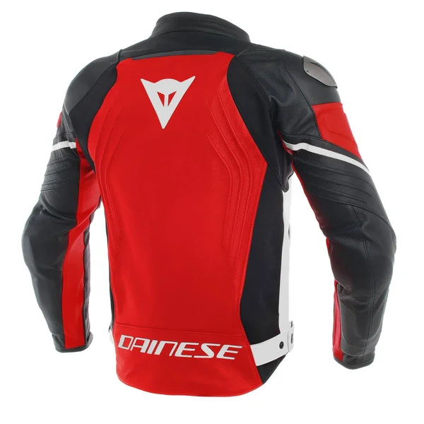 Dainese Racing 3 Leather Jacket Black-Yellow Fluo 54