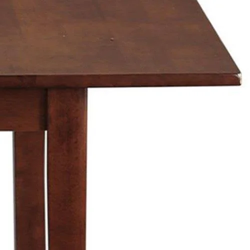 East West Furniture Norfolk Rectangular Table with 12x22 Butterfly Leaf -Mahogany Finish. Nft-mah-t