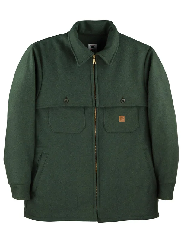 Big Bill 24 oz. Wool Jacket, Green, XL