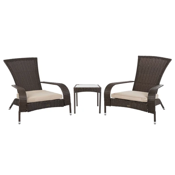 Patio Sense Coconino Wicker Chat Set