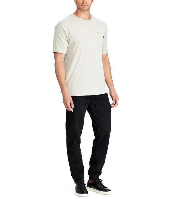 Polo Ralph Lauren Men's Big and Tall Pocket Cotton T-Shirt - Red