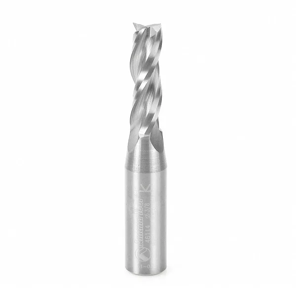 Amana 46114 CNC Spiral Plunge 3/8 D x 1-1/4 CH x 1/2 Shank x 3x22 Up-Cut, 3-Flute