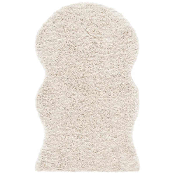 Safavieh Faux Sheep Skin Ivory 2&-6x22 x 10& Rug