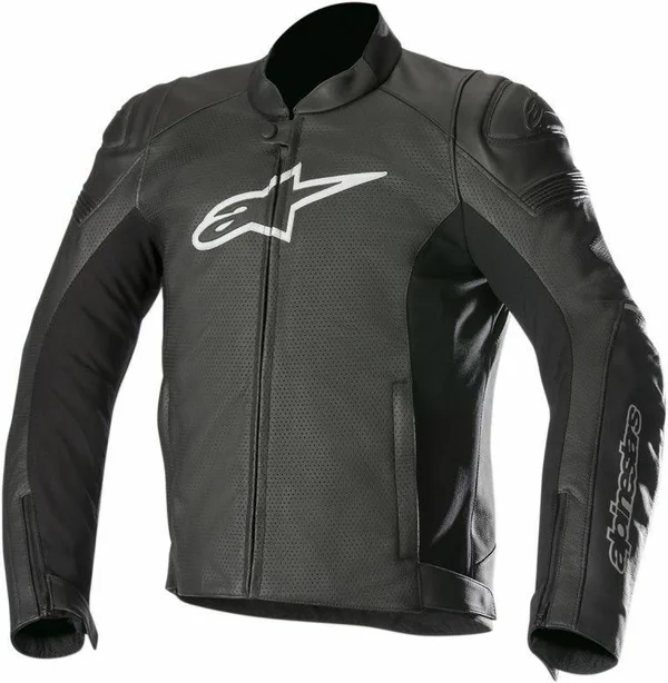 Alpinestars SP-1 Airflow Leather Motorcycle Jacket 46 - Black