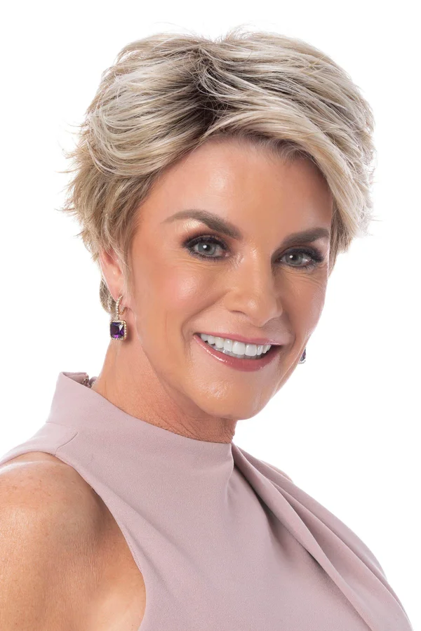 Toni Brattin Inspiration Short Textured Wig - Size Regular, Light Grey