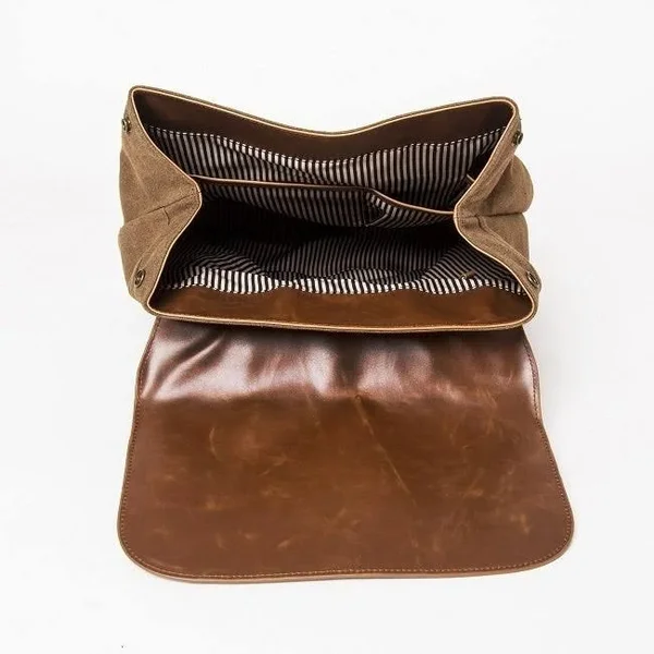 Brouk and Co The Journeyman Rucksack Backpack - Brown