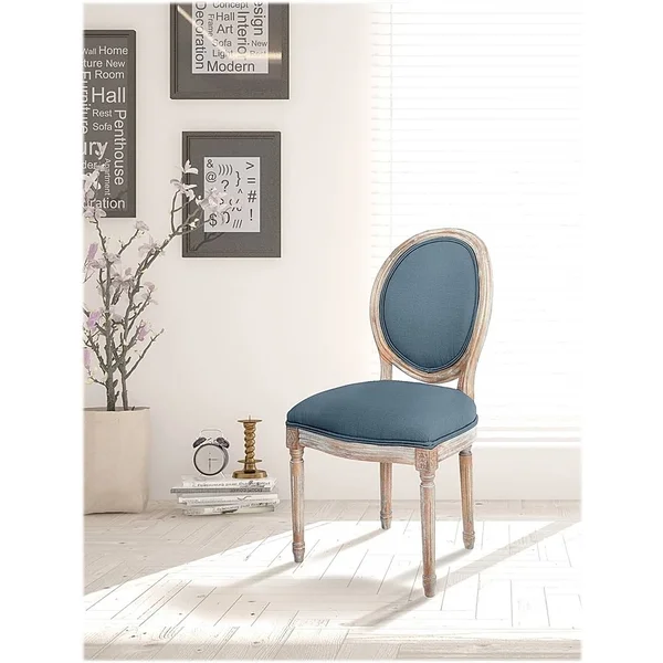 Ave Six Lillian Oval Back Dining Chair - Klein Azure