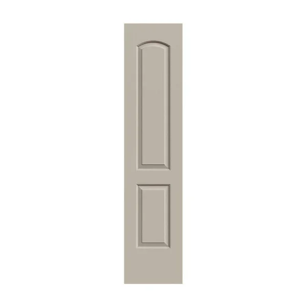 JELD-WEN 18 in. x 80 in. Continental Desert Sand Painted Smooth Molded Composite MDF Interior Door Slab