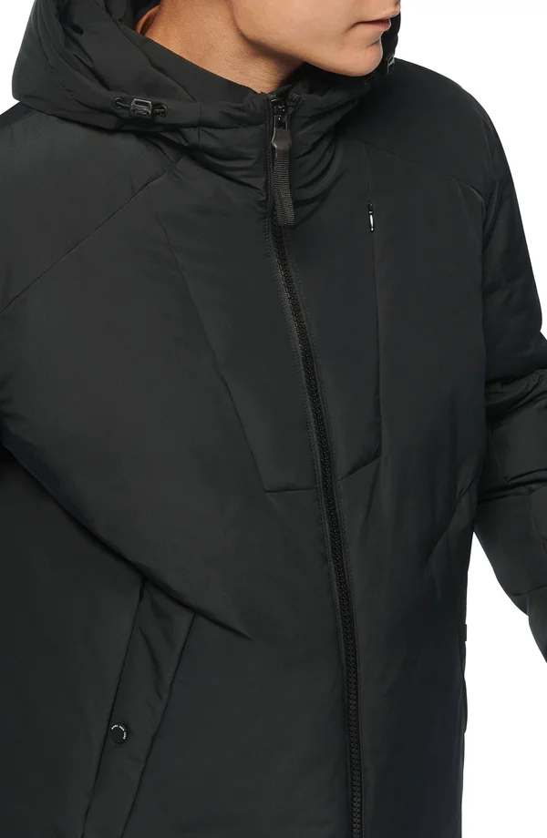 Marc New York Hooded Down Jacket Medium, Oxblood