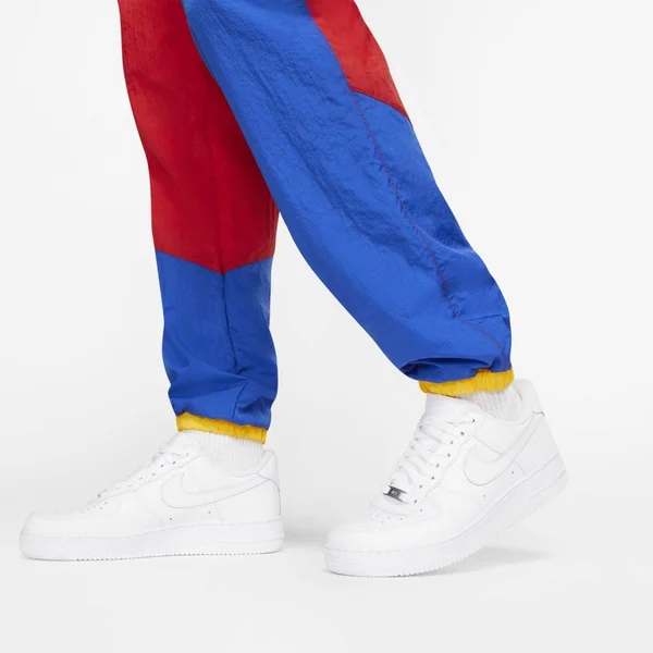 Nike Men's Flight Basketball Pants Yellow-Red-Blue CN8512-657