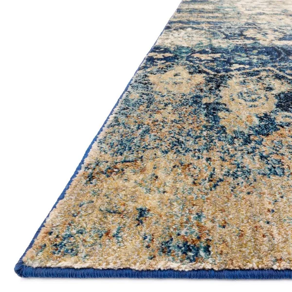 Alexander Home Contessa Distressed Transitional Medallion Rug - Rust/Ivory 5&3x22 x 7&8x22