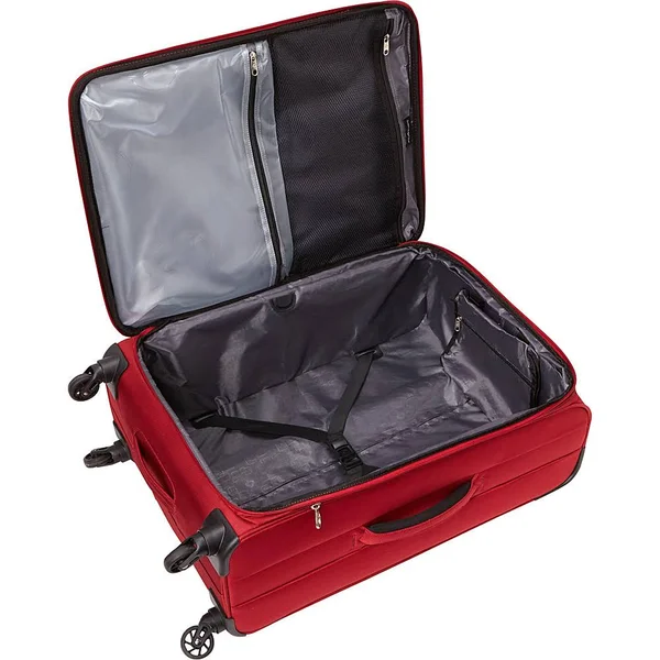 Samsonite Lamont 25" Expandable Checked Spinner Luggage Black