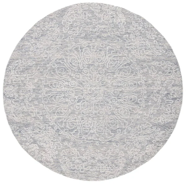 Safavieh Clearance Metro MET993F Grey Rug, 6&0x22x6&0x22 - Round