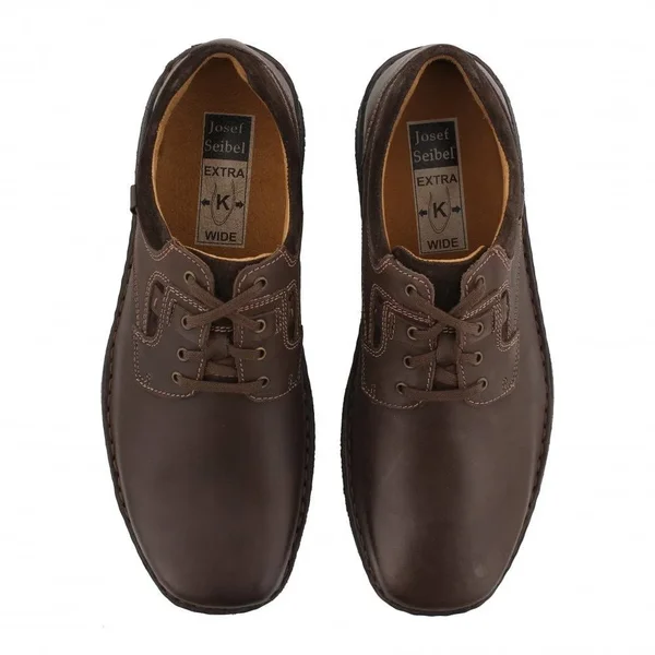 Josef Seibel Anvers 36 43390-994330 Brown Leather Mens Lace Up Shoes