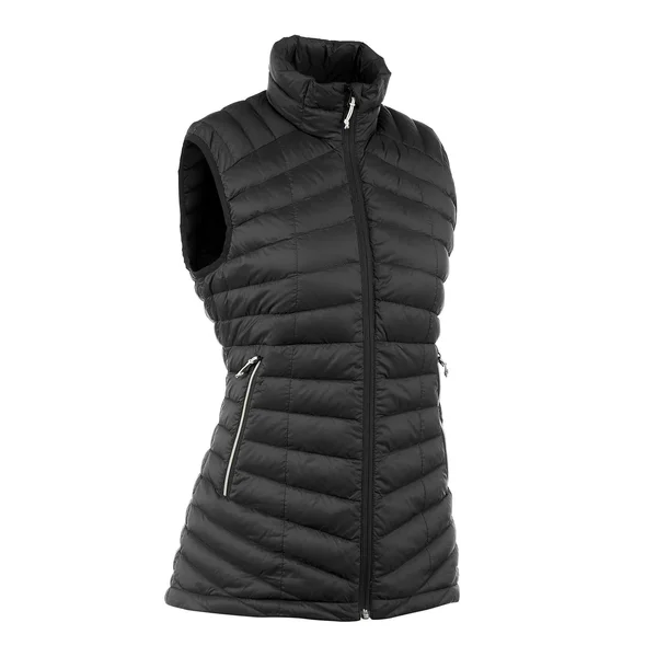Women's Mountain Backpacking Full Down Vest Black, Xs, 8397279