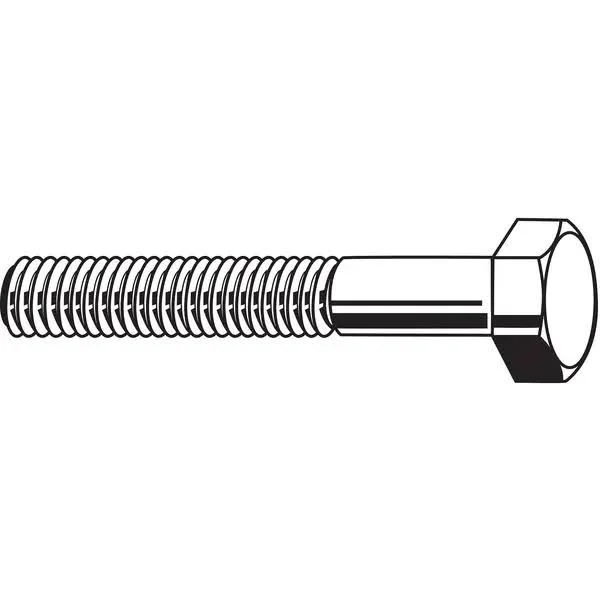 Fabory U04104.043.1000 7/16 inch-14 Grade 8 Hex Head Cap Screw, Steel, Pk 5