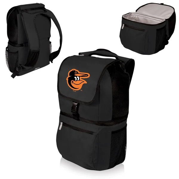 Picnic Time Baltimore Orioles Zuma Backpack Cooler - Black